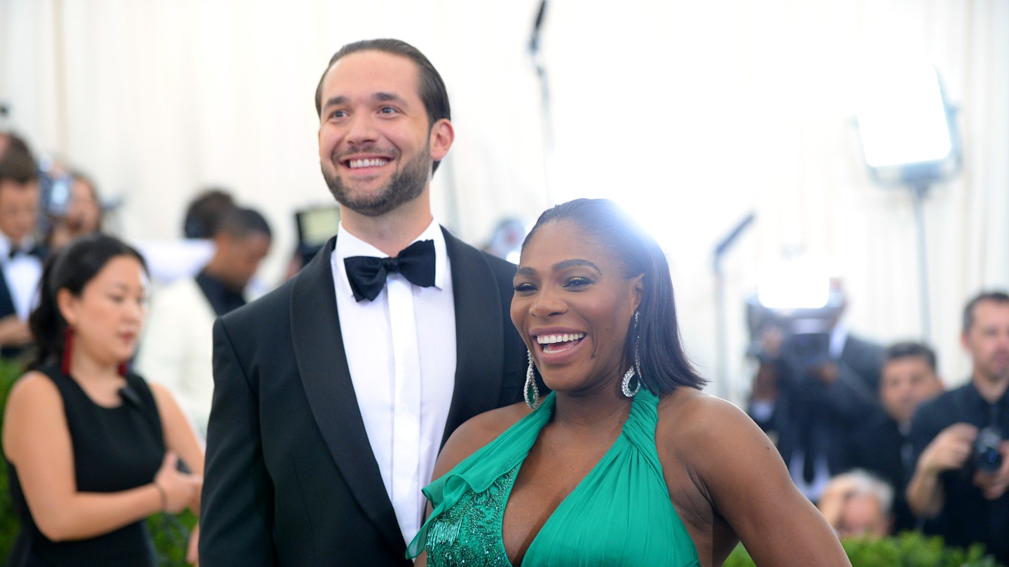 Serena and her fiance at the Met Gala 2017
