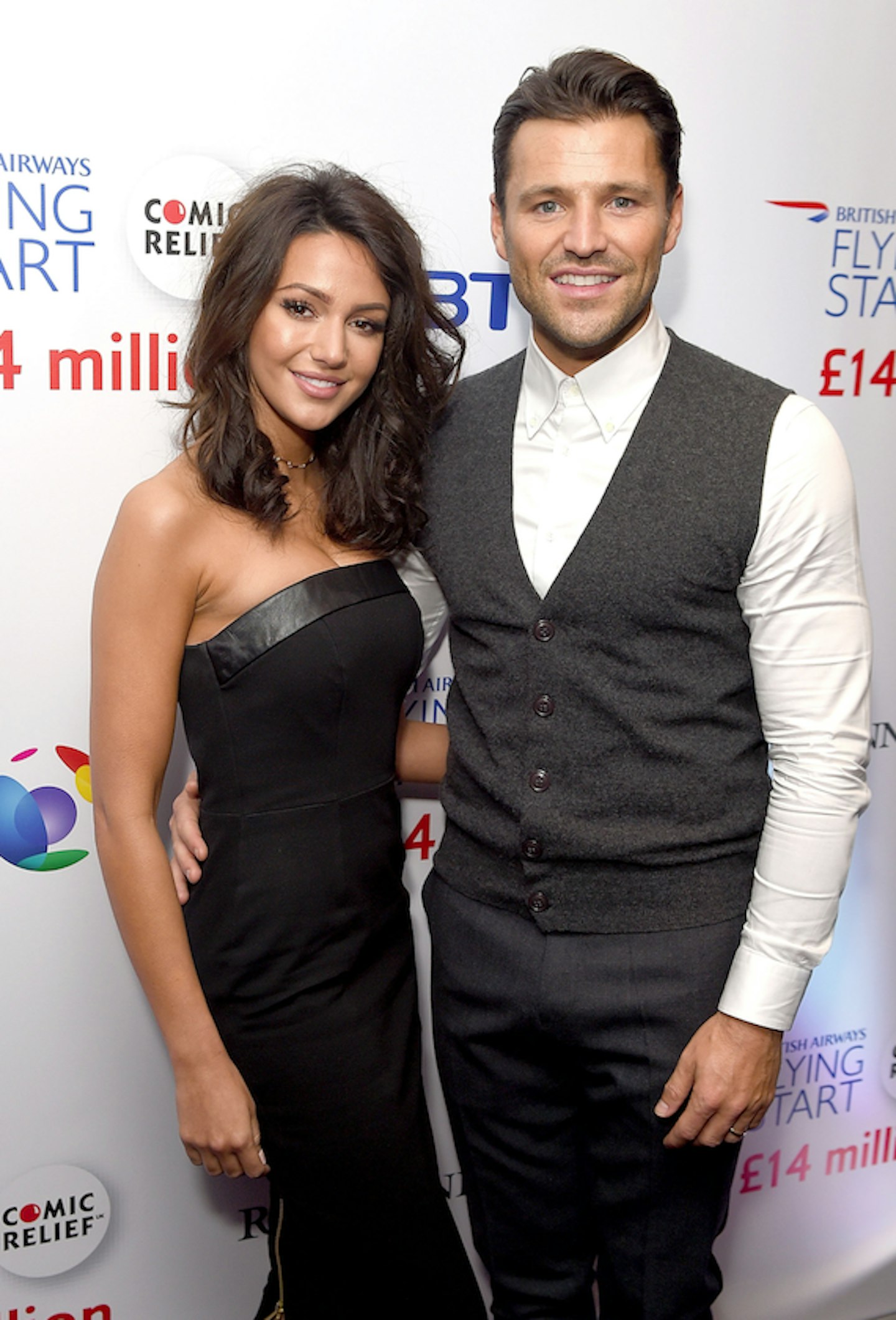 Michelle and Mark Wright at an award ceromony