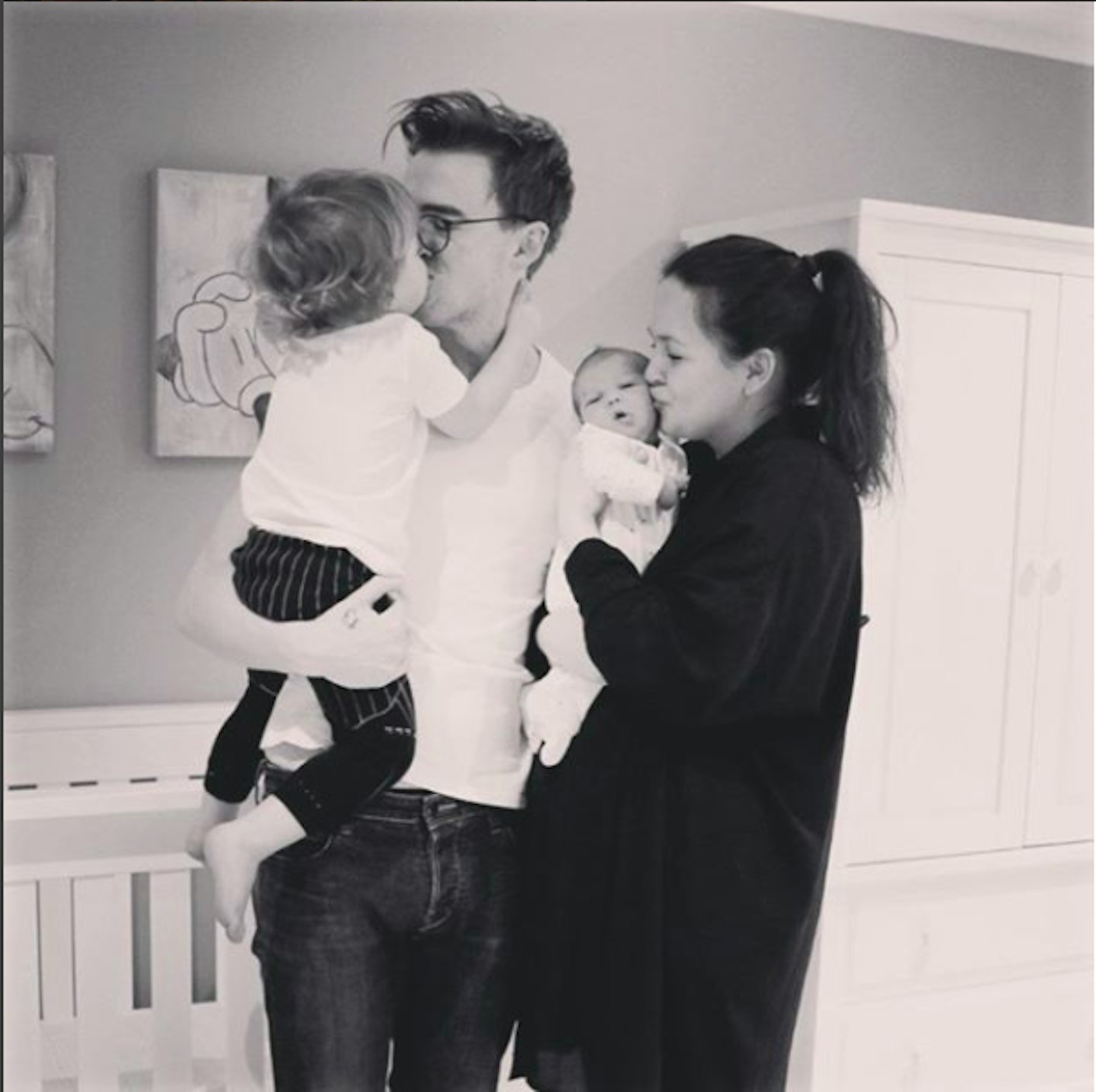 Tom Fletcher with his family
