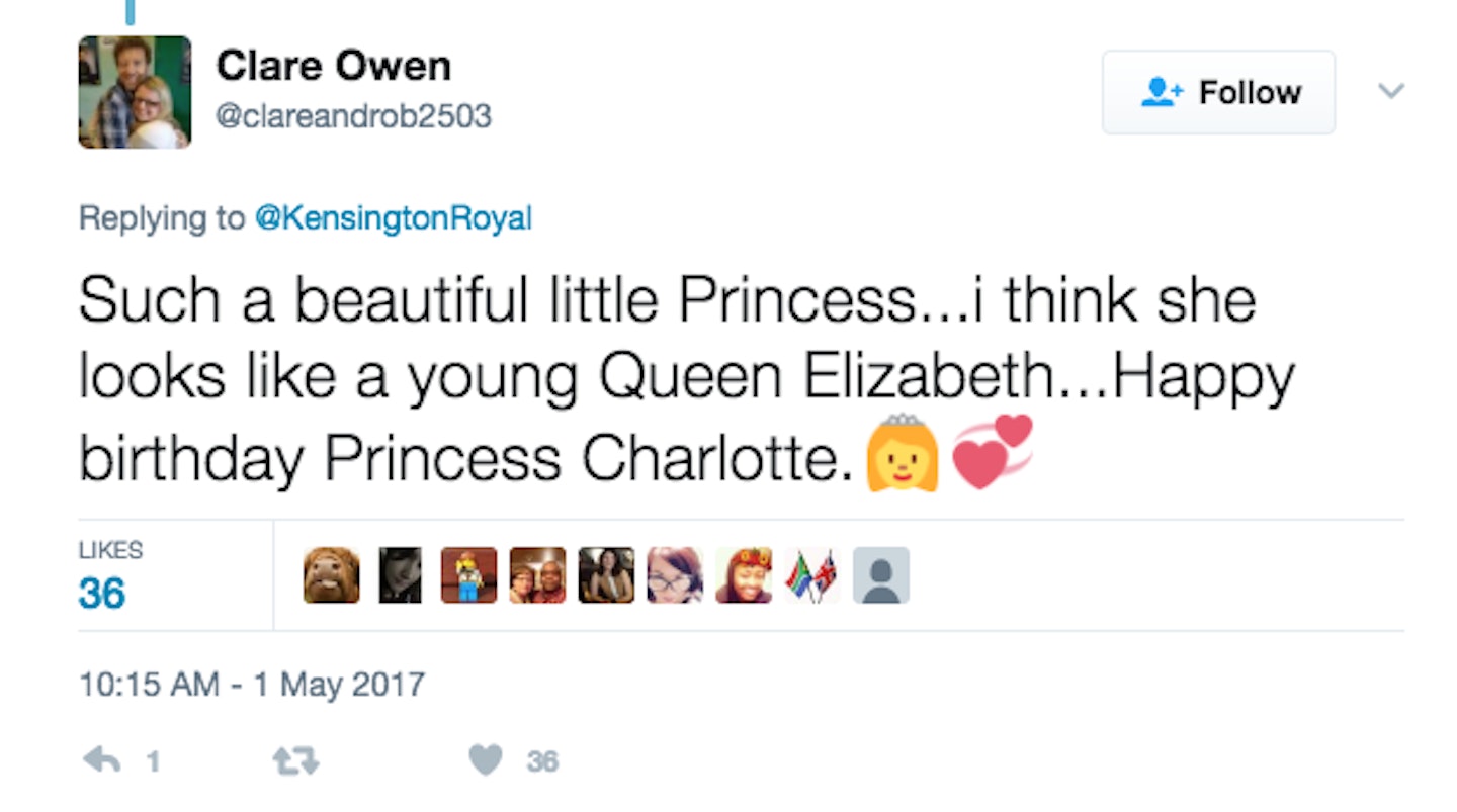 Princess Charlotte Happy Birthday Tweets