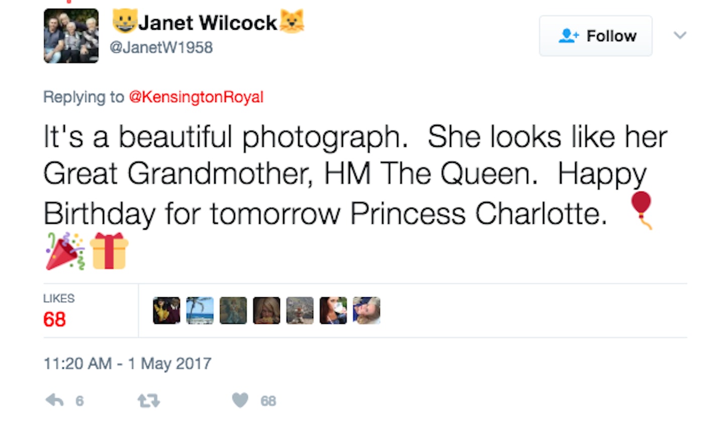 Princess Charlotte Happy Birthday Tweets