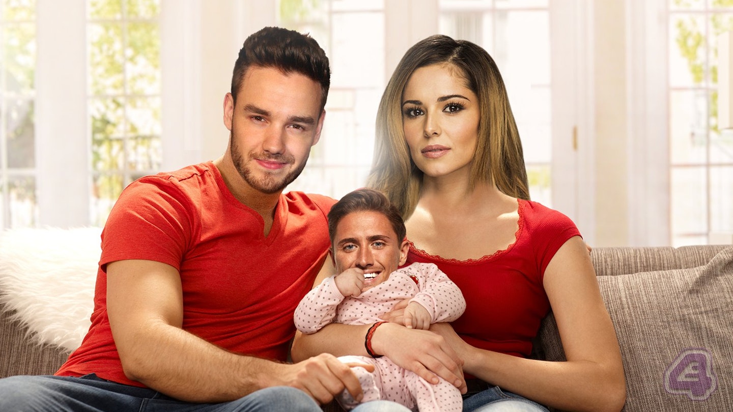 Liam Payne Cheryl Stephen Bear