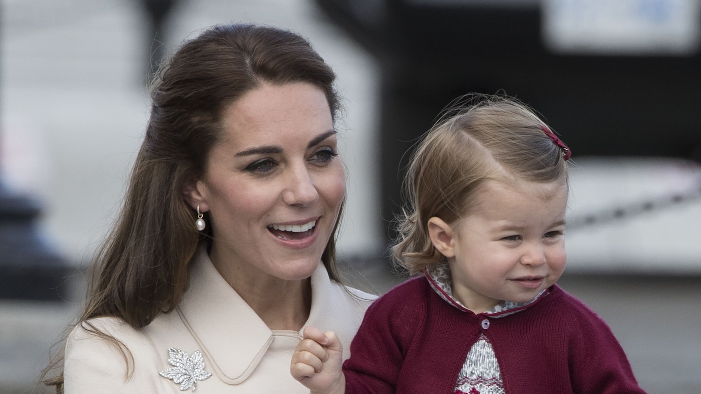 Kate Middleton and Princess Charlotte in Canada
