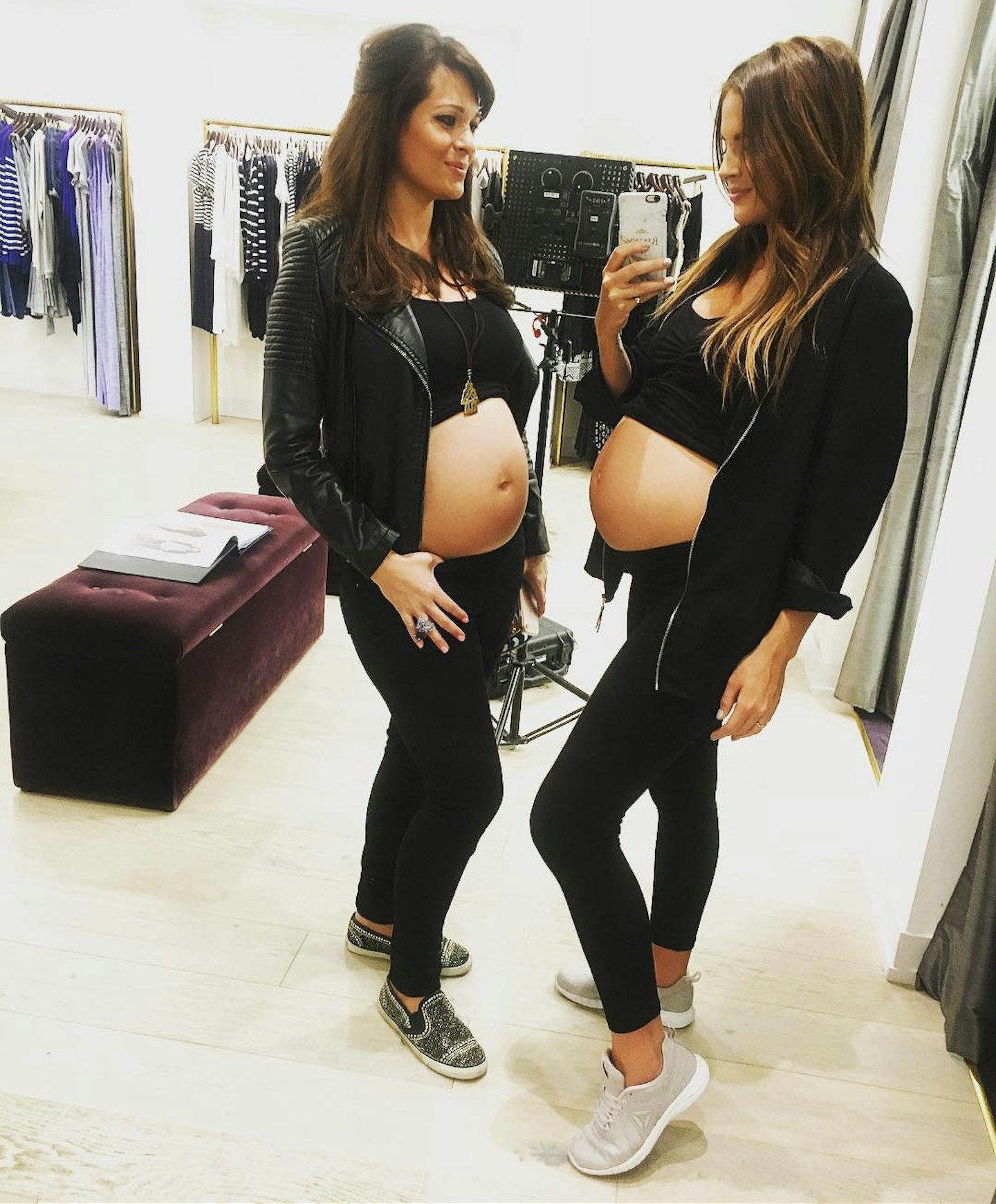 binky-alexandra-felstead-sister-anna-louise-pregnant-bumps