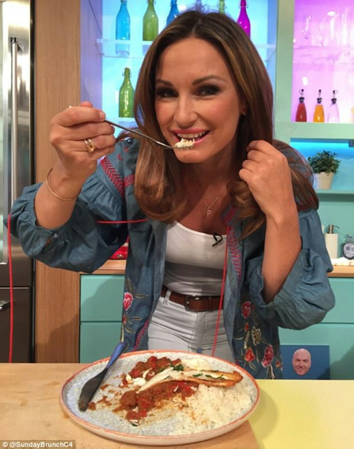 Sam Faiers on Sunday Brunch 