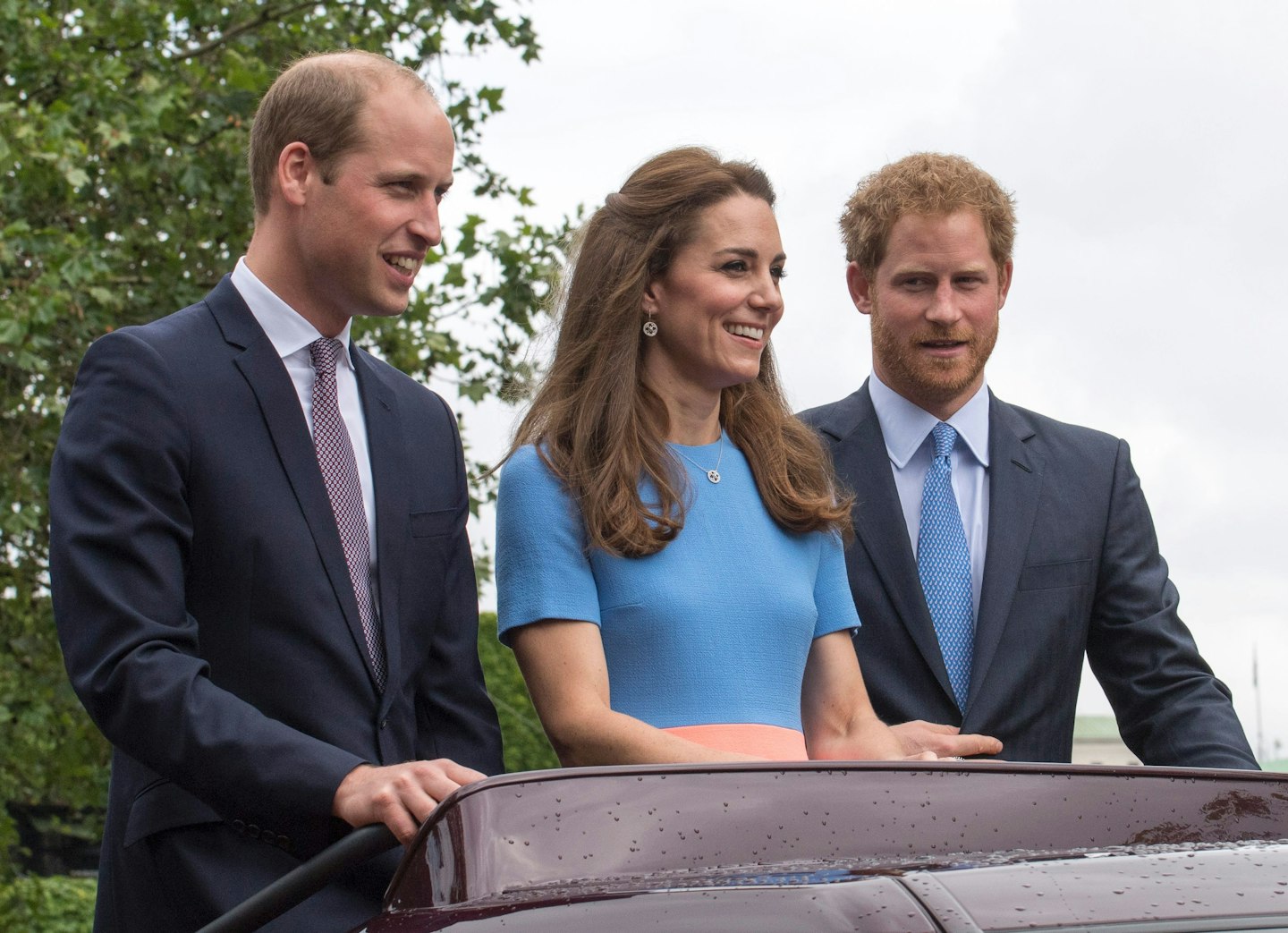 William, Kate and Harry celebrate the Queen's 90th Birthday