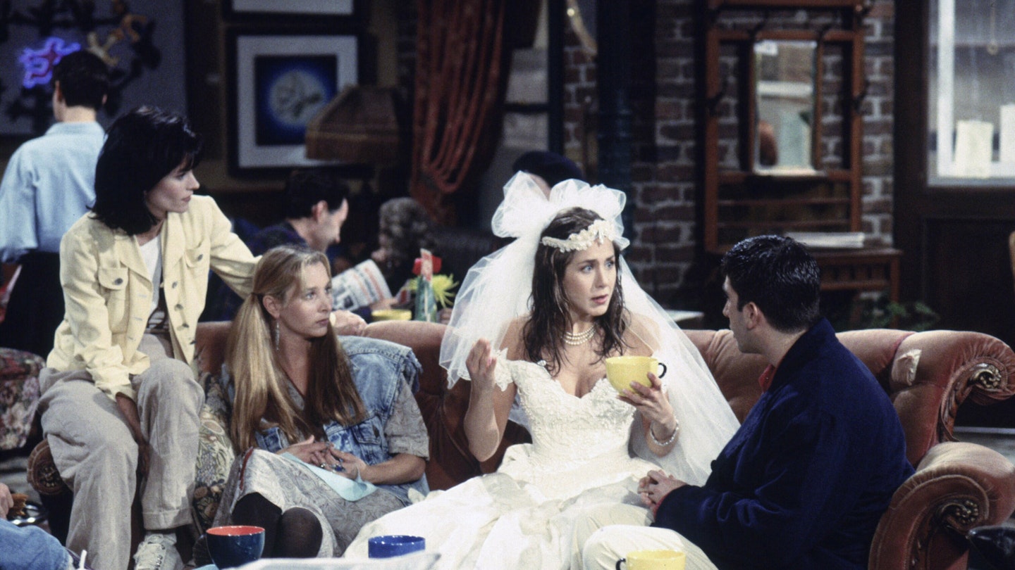 Jennifer Aniston in the first ever episode of Friends