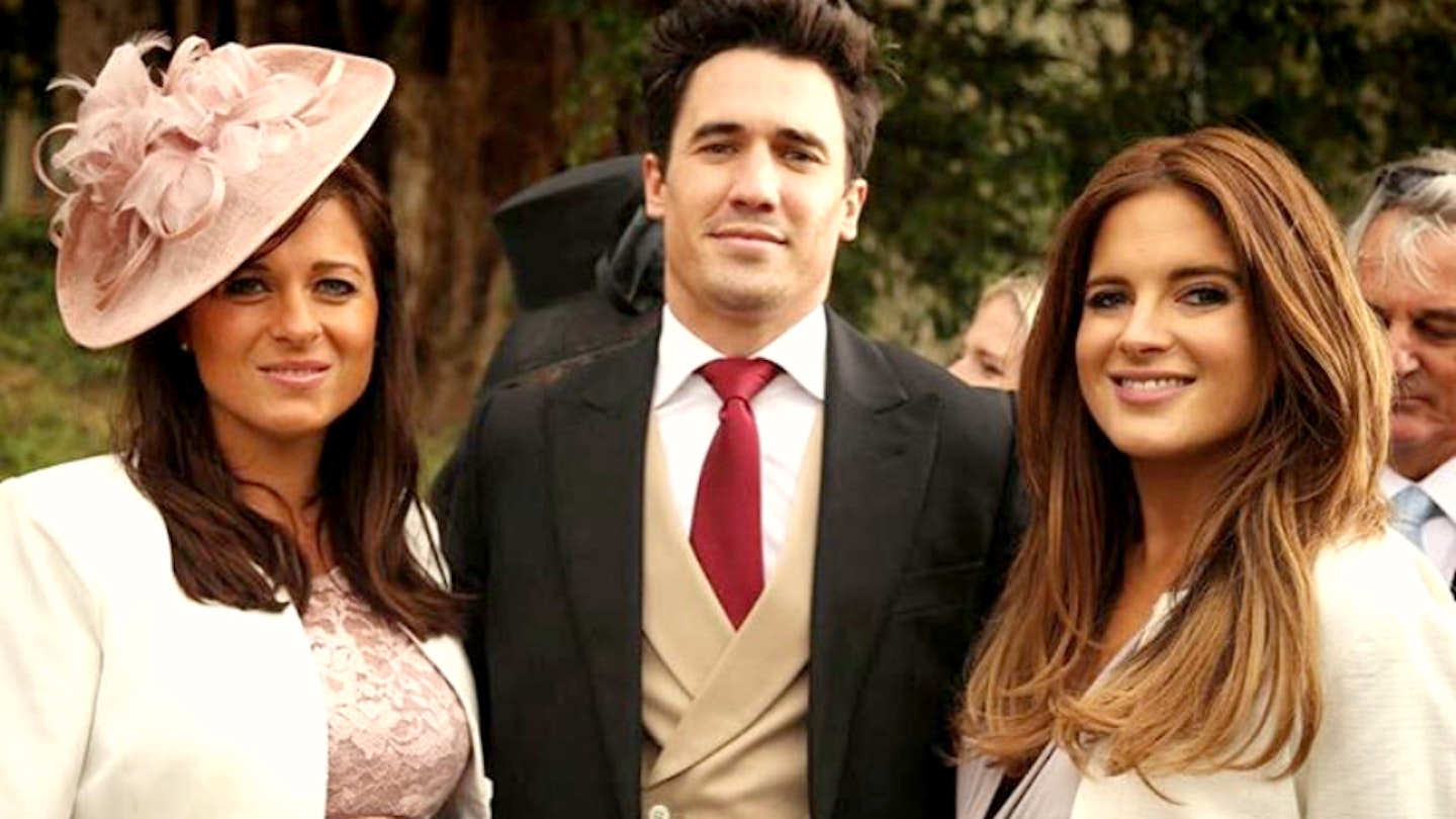 binky-felstead-pregnant-sister-anna-louise-matching-bumps-brother-oliver-wedding