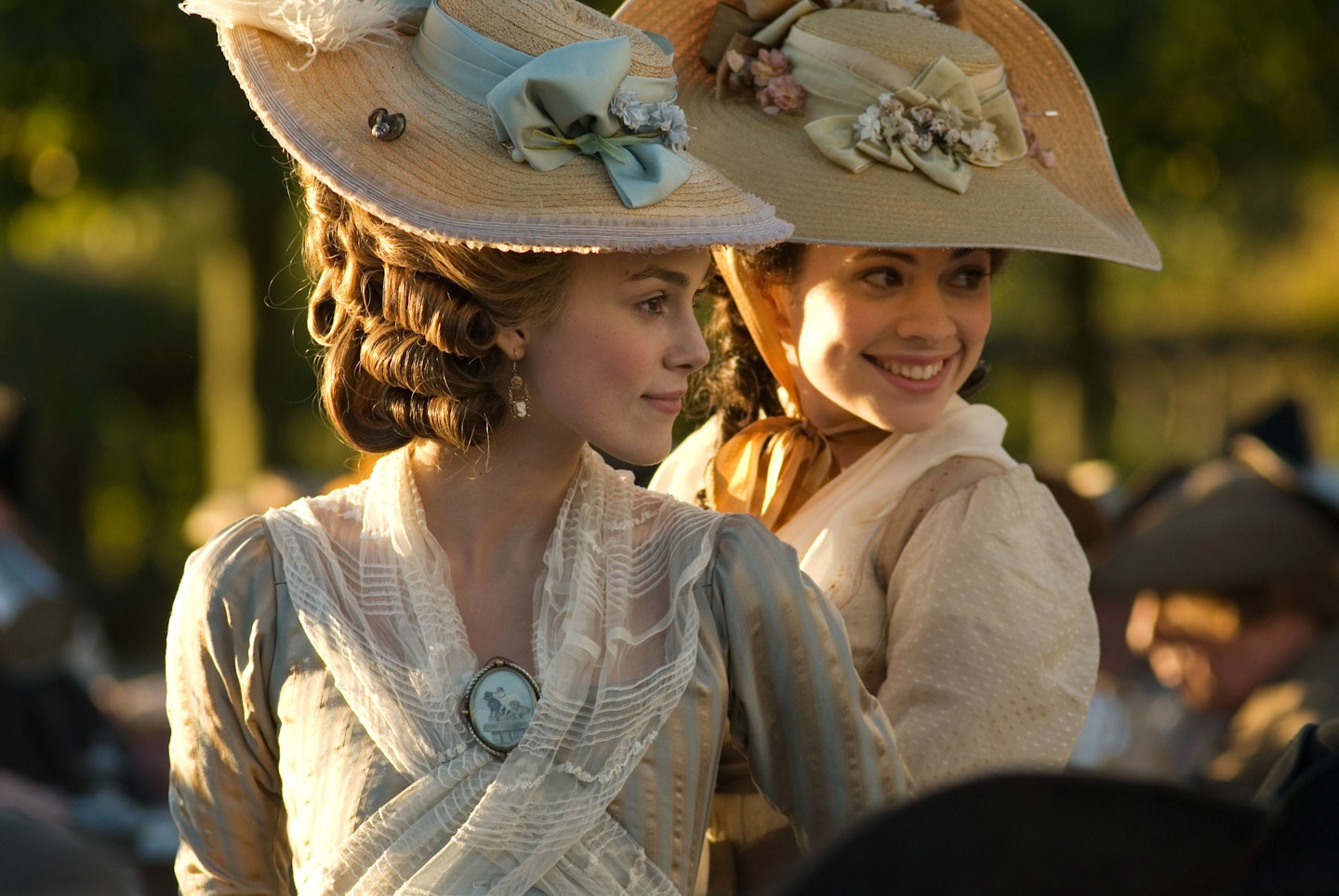 Keira Knightley and Hayley Attwell in The Duchess