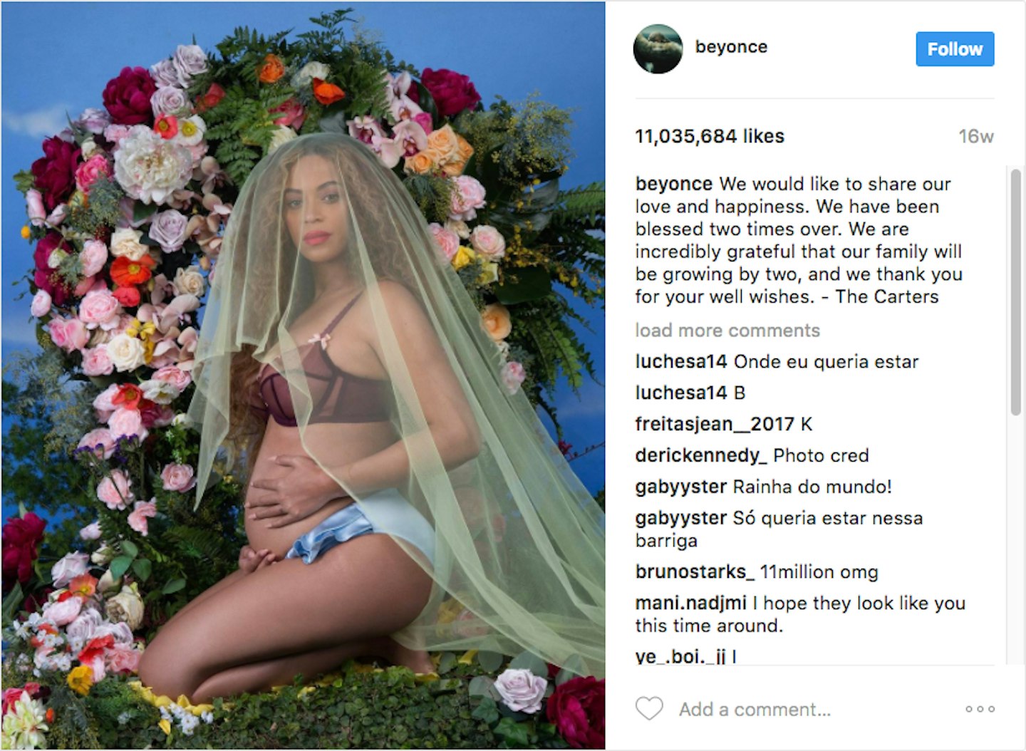 Beyonce, birth, twins