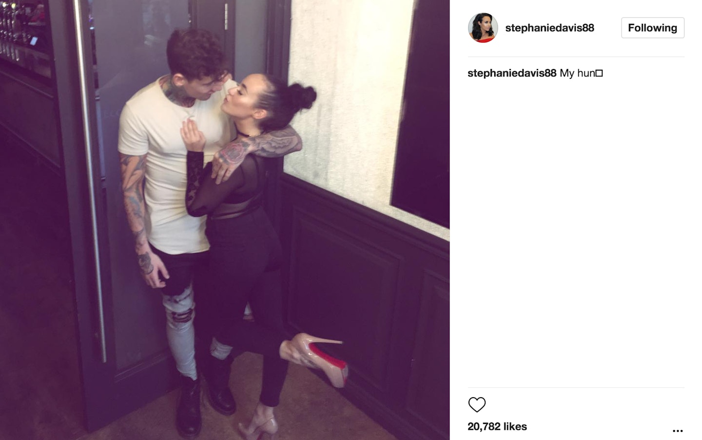 Stephanie Davis and Jeremy McConnell
