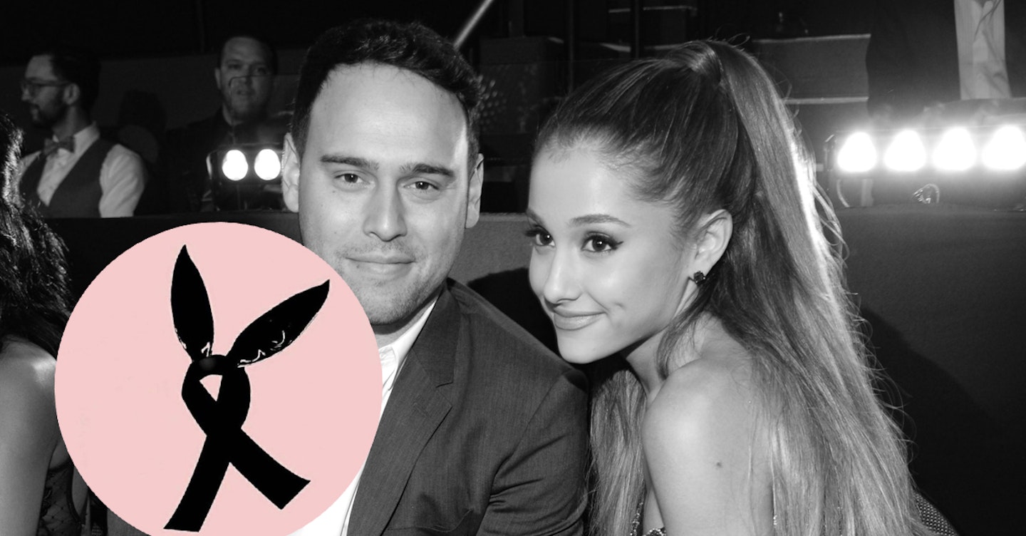 Ariana Grande and Scooter Braun