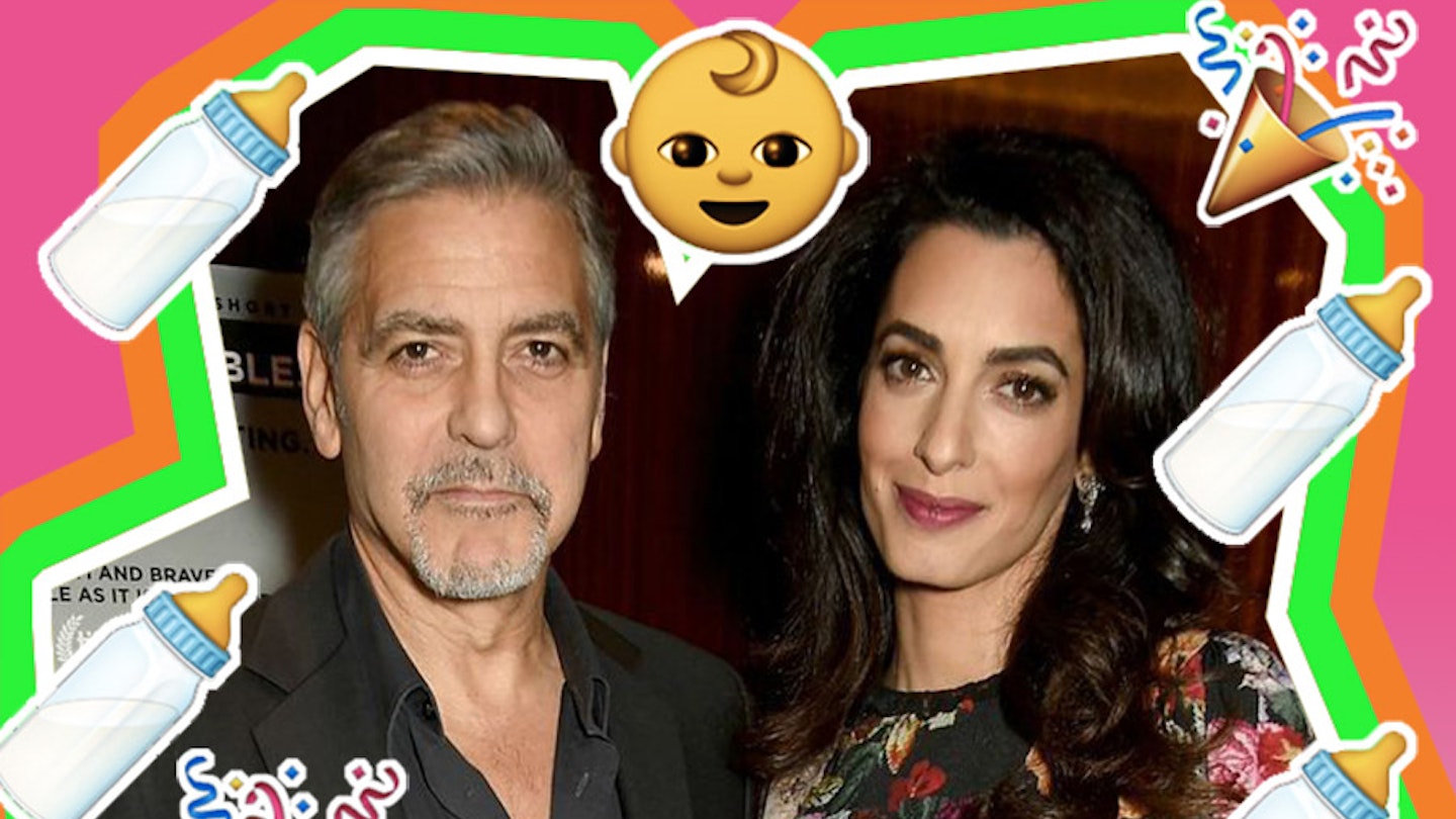 George Clooney, Amal Clooney, babies