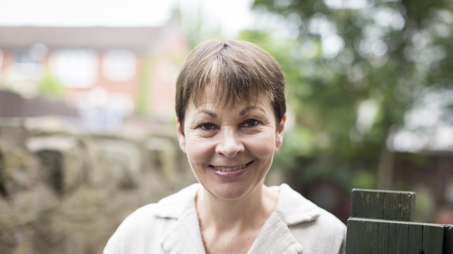 Caroline Lucas MP, leader of the Green Party
