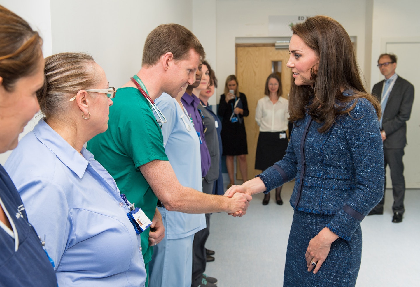 Kate Middleton meets NHS staff at King's Hospital after London Bridge attack