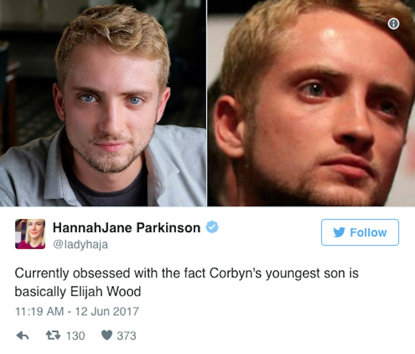 jeremy corbyn son