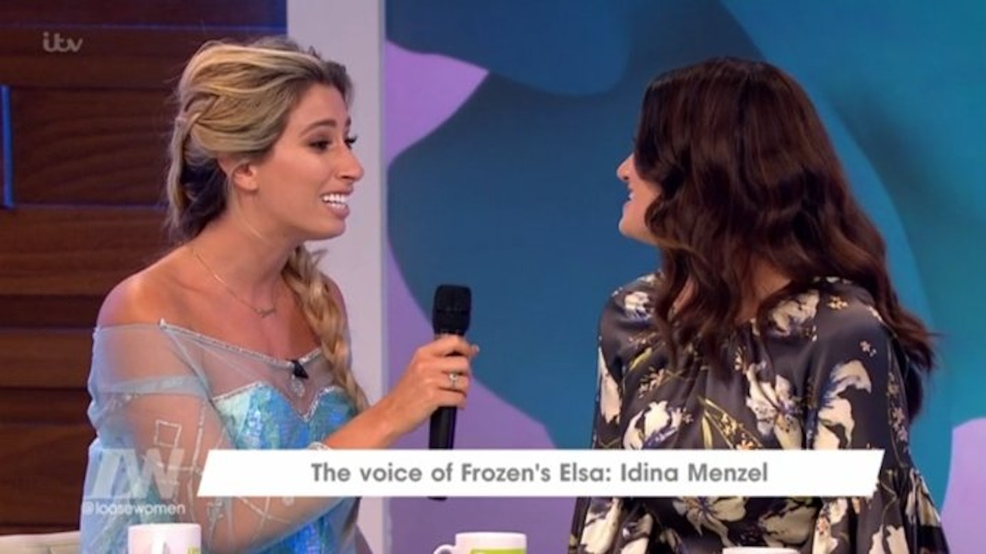 stacey-solomon-sang-let-go-frozen-idina-menzel-loose-women