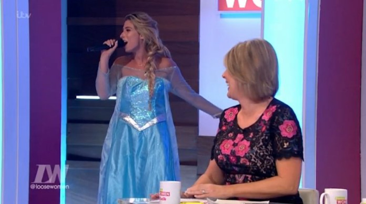 stacey-solomon-sang-let-go-frozen-idina-menzel-loose-women