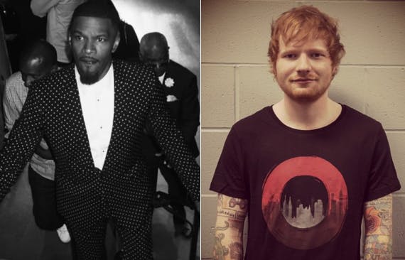 OMG! Jamie Foxx used to let Ed Sheeran crash at his house Closer