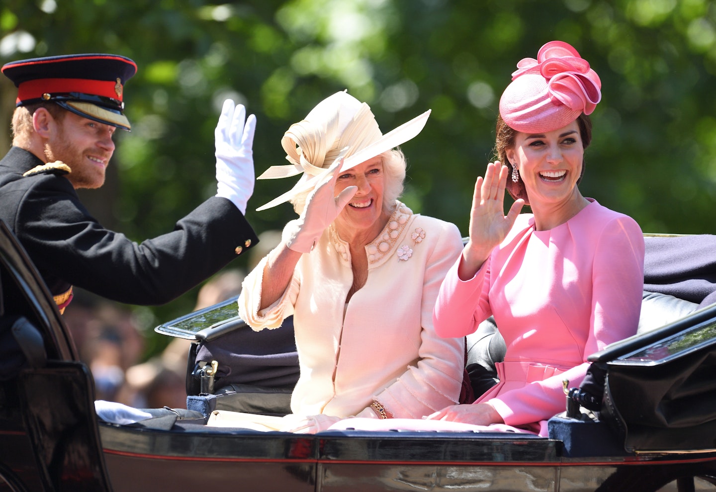 Prince Harry at the Trooping of the Colour