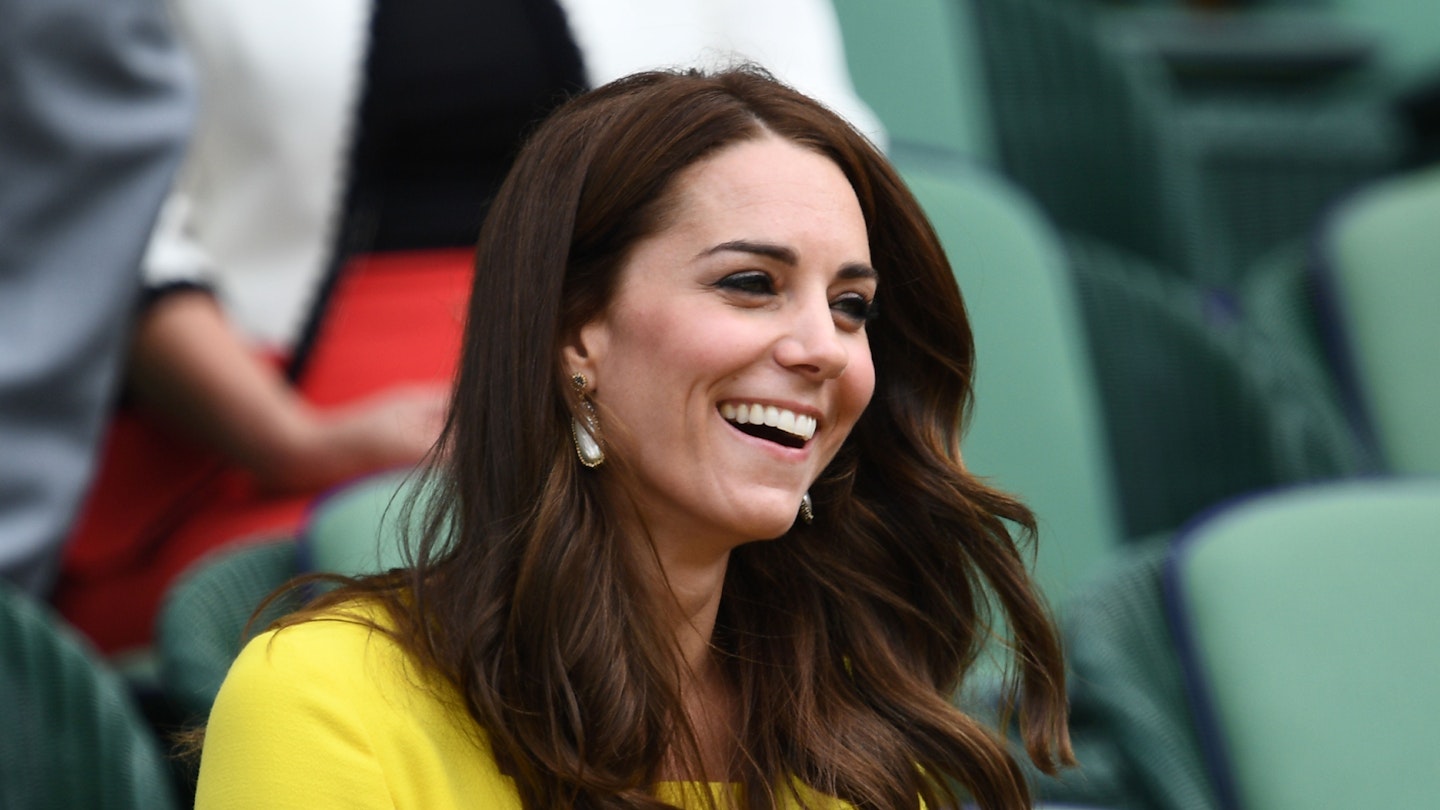 Kate Middleton watches Wimbledon