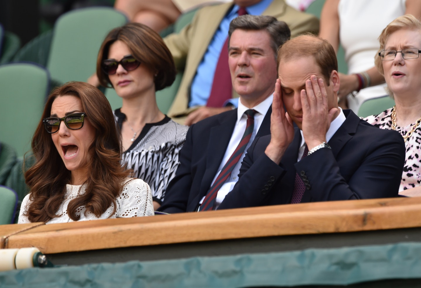 Kate Middleton watches Wimbledon