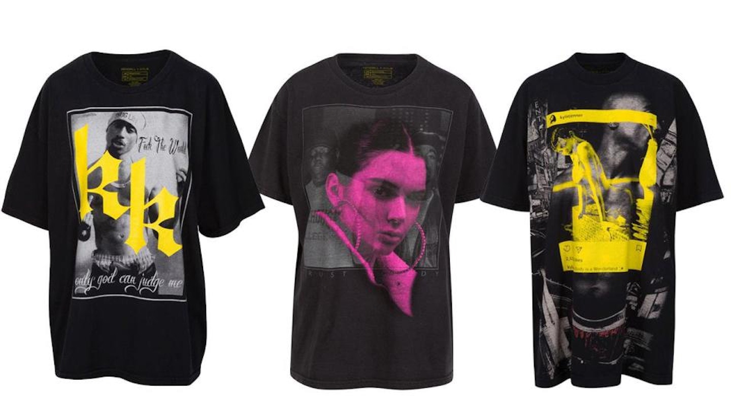 kendall jenner tshirt line