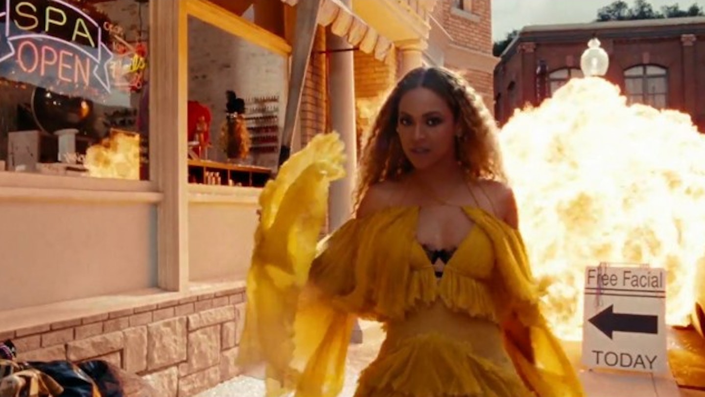 beyonce, lemonade, yellow dress