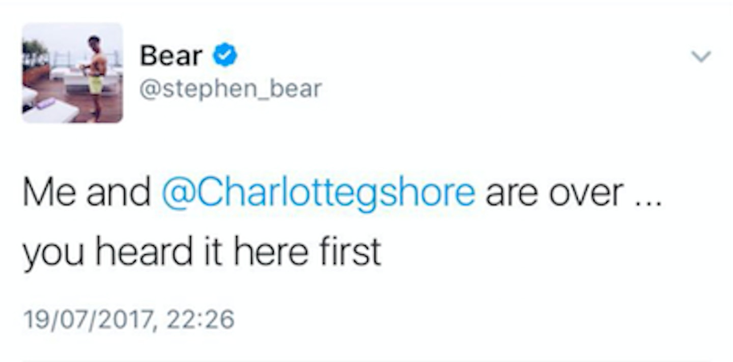 Stephen bear tweet