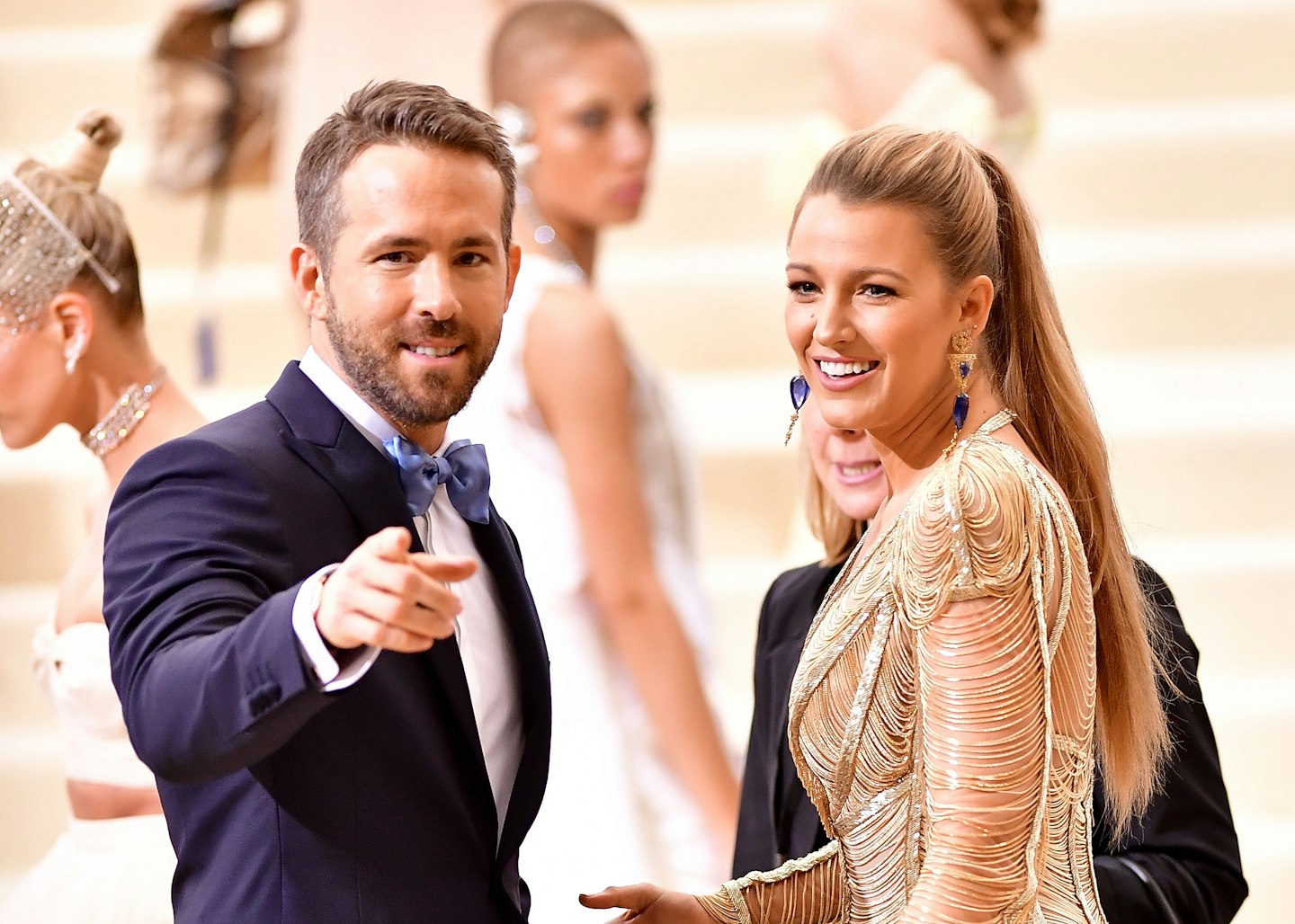 Blake Lively and Ryan Reynolds at the Met Gala