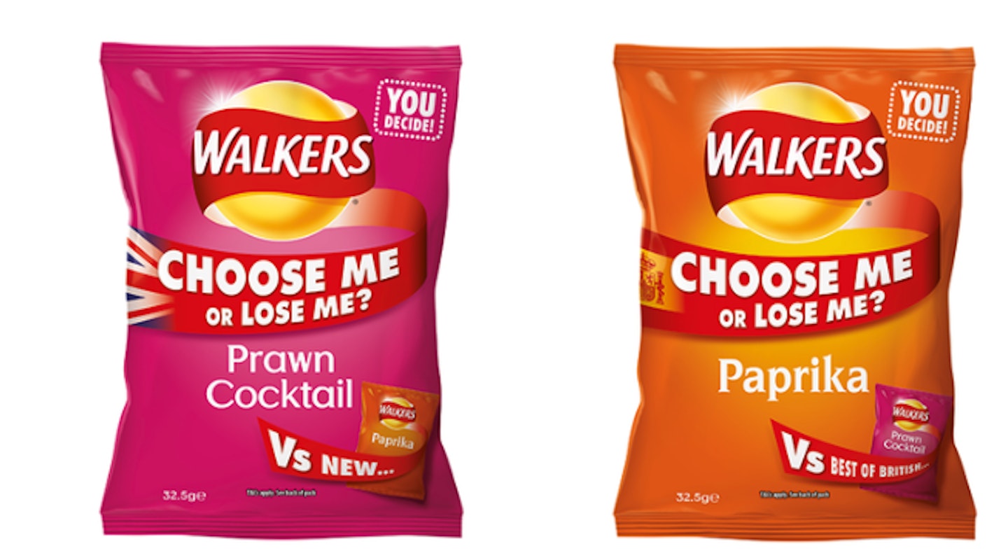 walkers crisp flavour