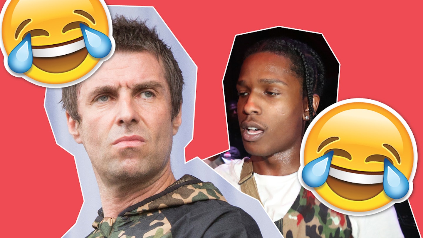 Liam Gallagher and A$AP Rocky