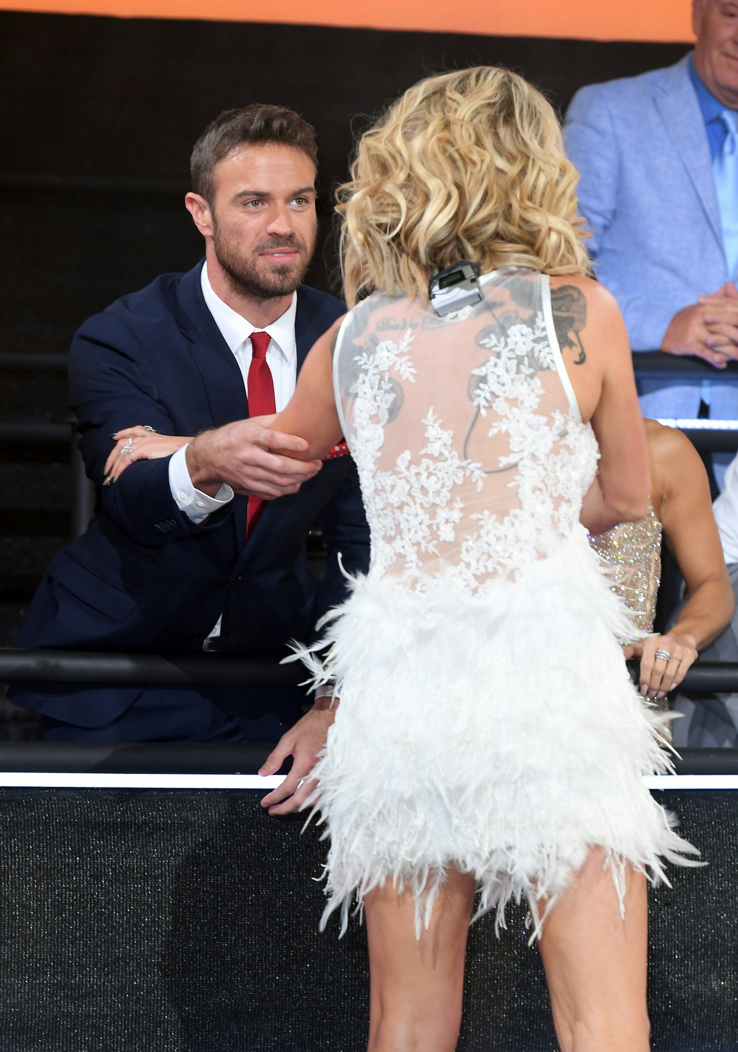 Sarah Harding and Chad Johnson