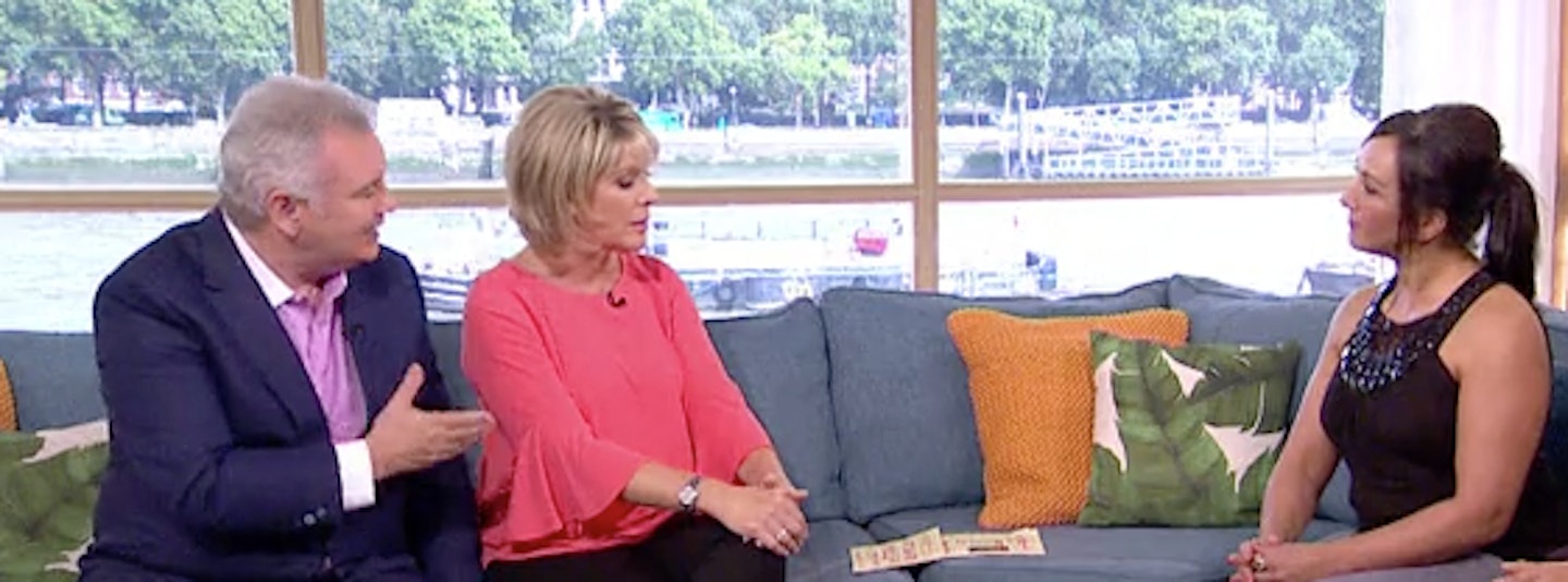 Eamonn Holmes and Ruth Langsfrod presenting this Morning