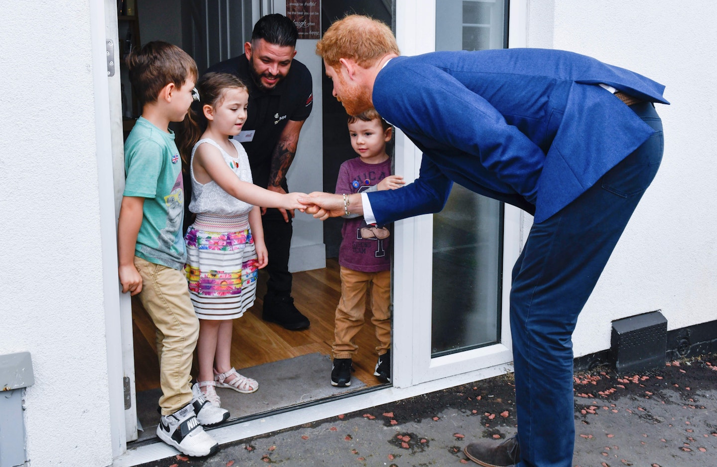 Prince Harry visits Manchester