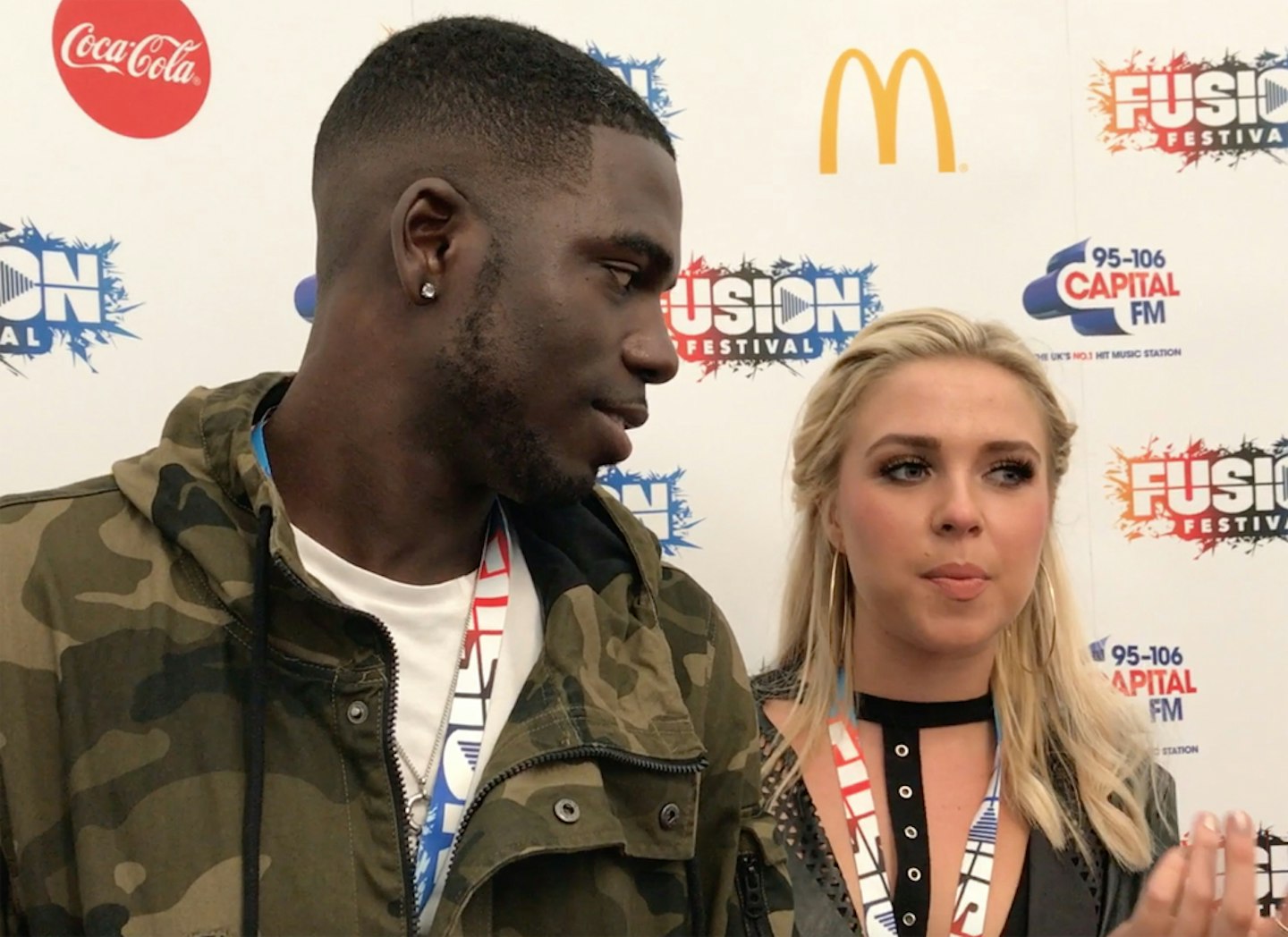 Gabrielle Allen and Marcel Somerville Love Island
