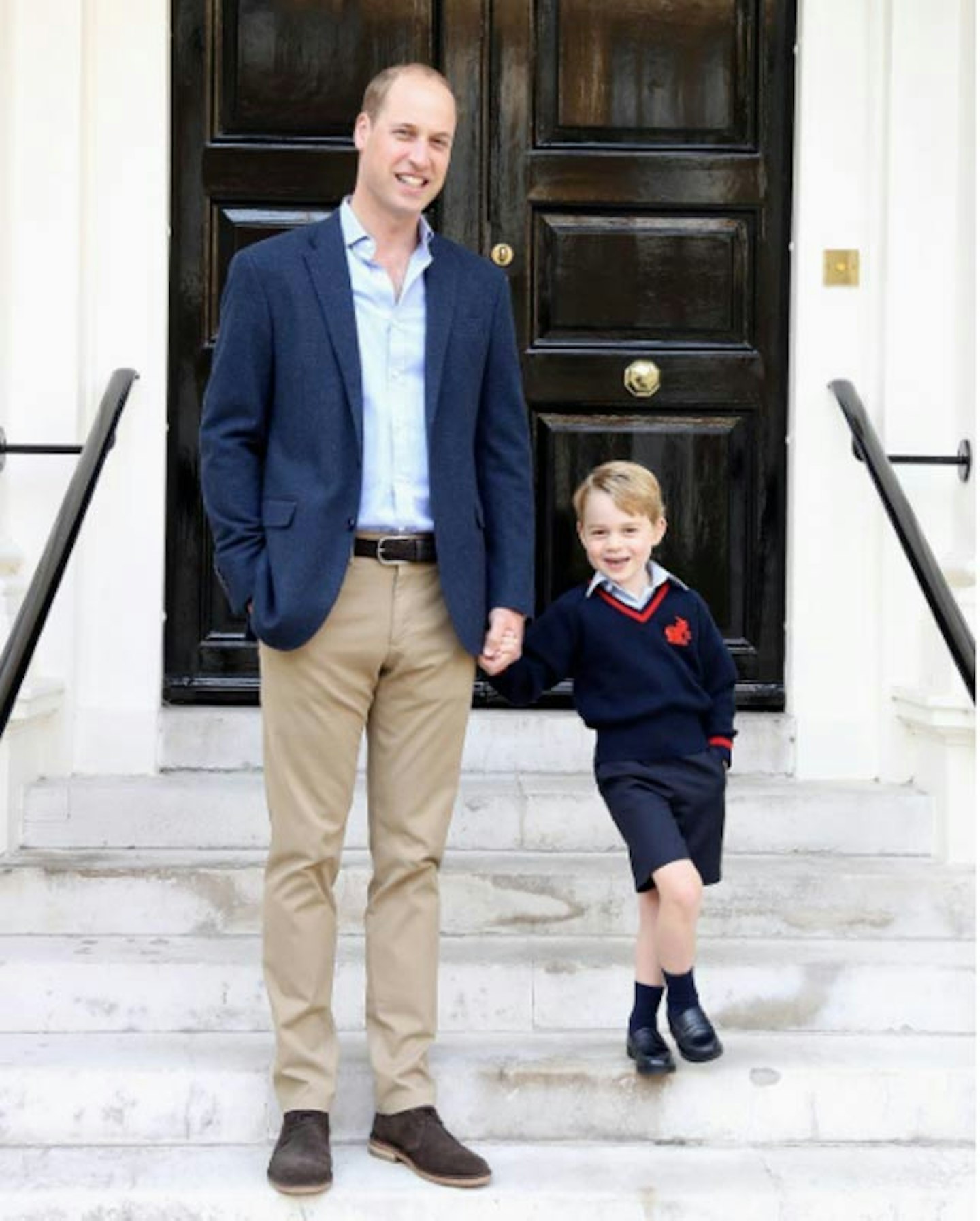 Prince George first day school