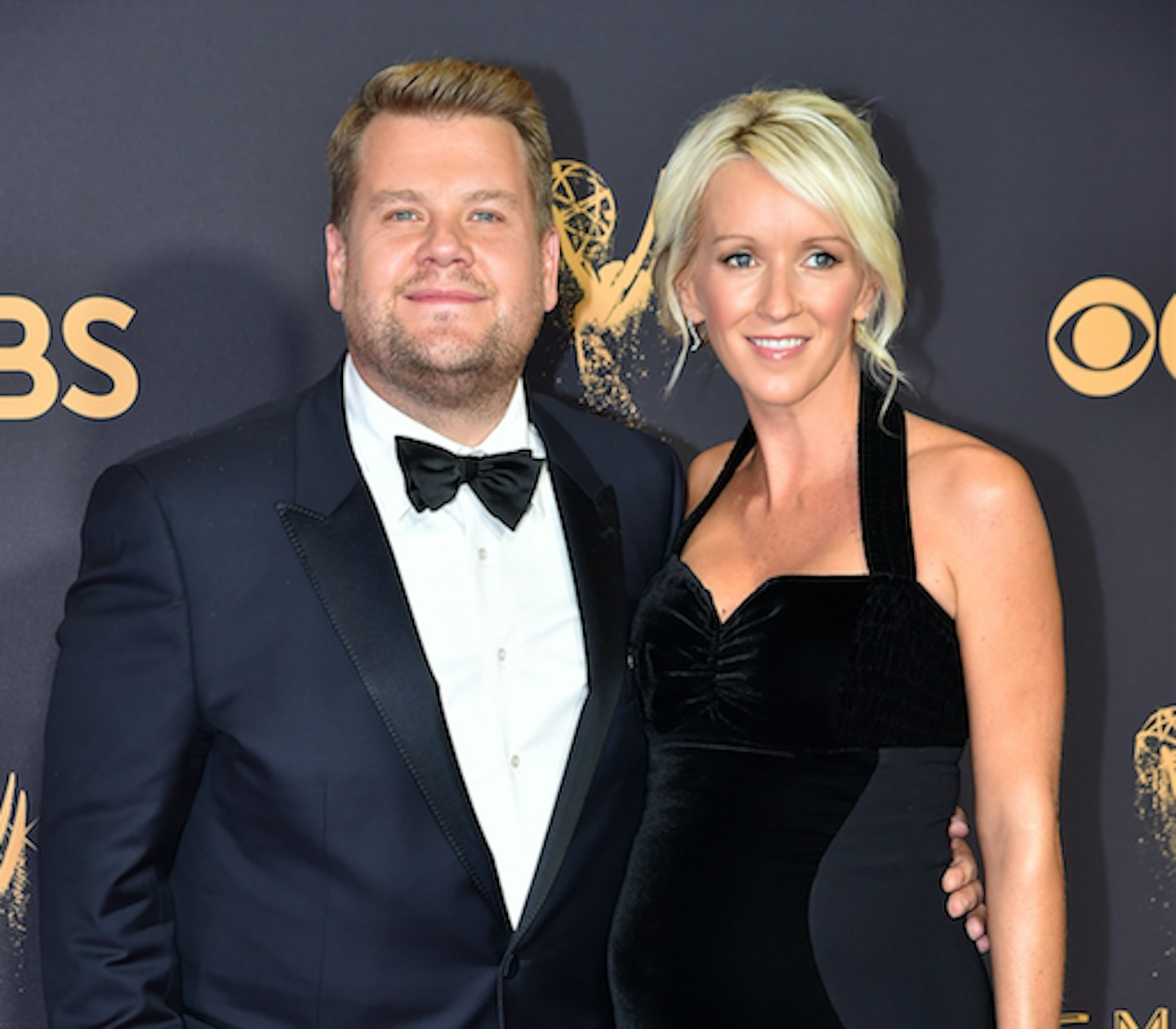 James Corden and wife Julia at the Emmy Awards