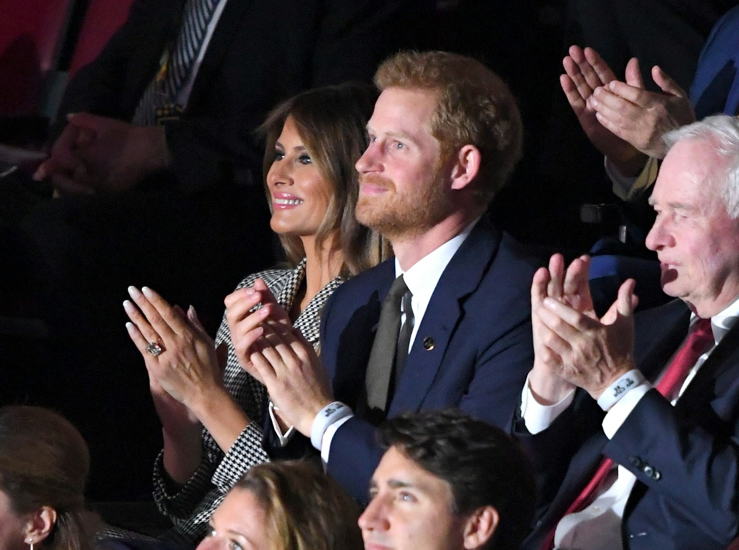 Prince Harry and Melania Trump at the Invictus Games