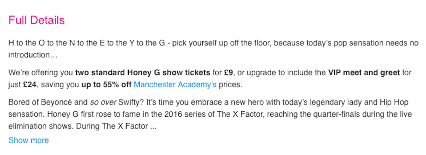 honey g