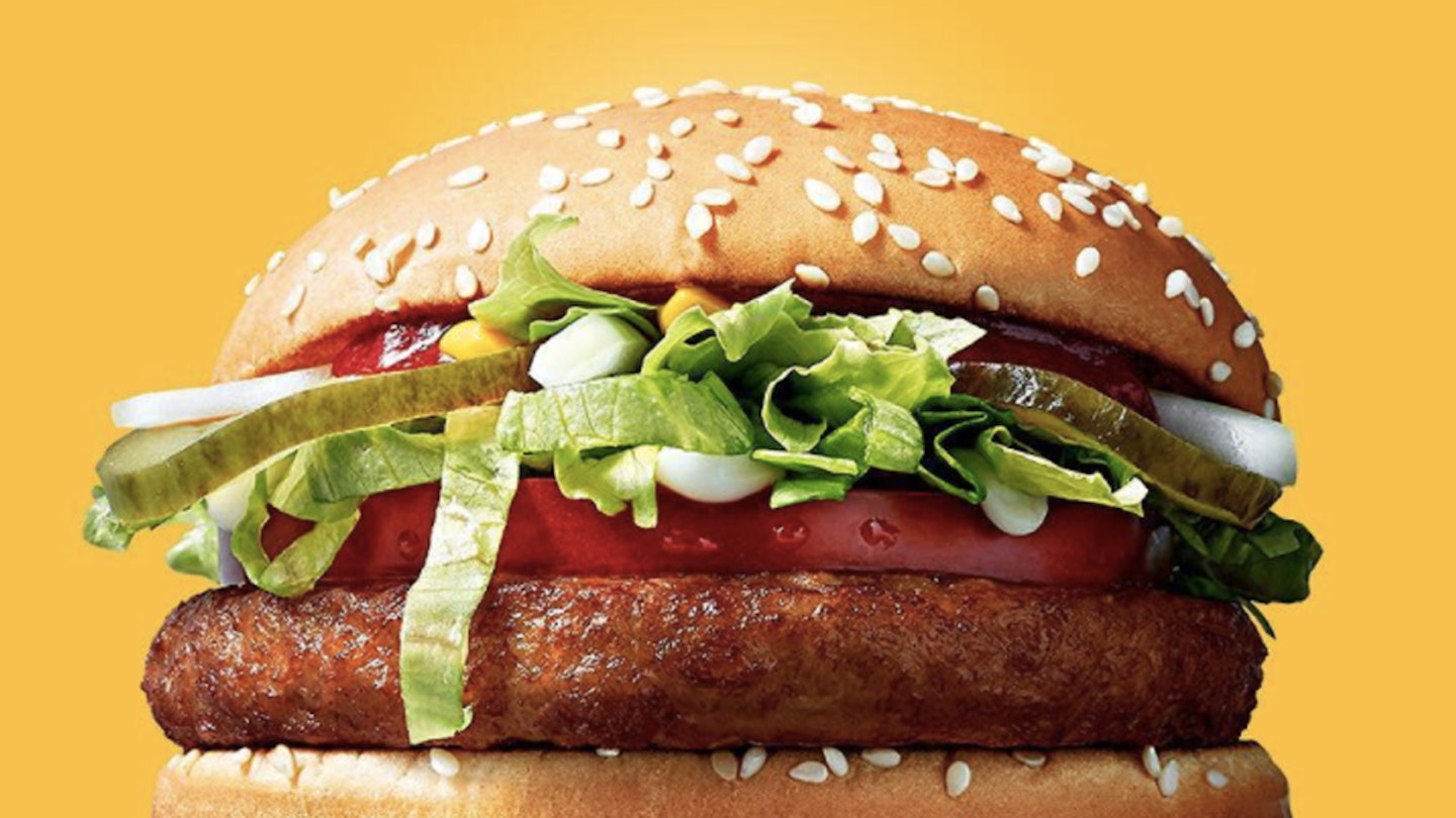 McDonald's vegan burger