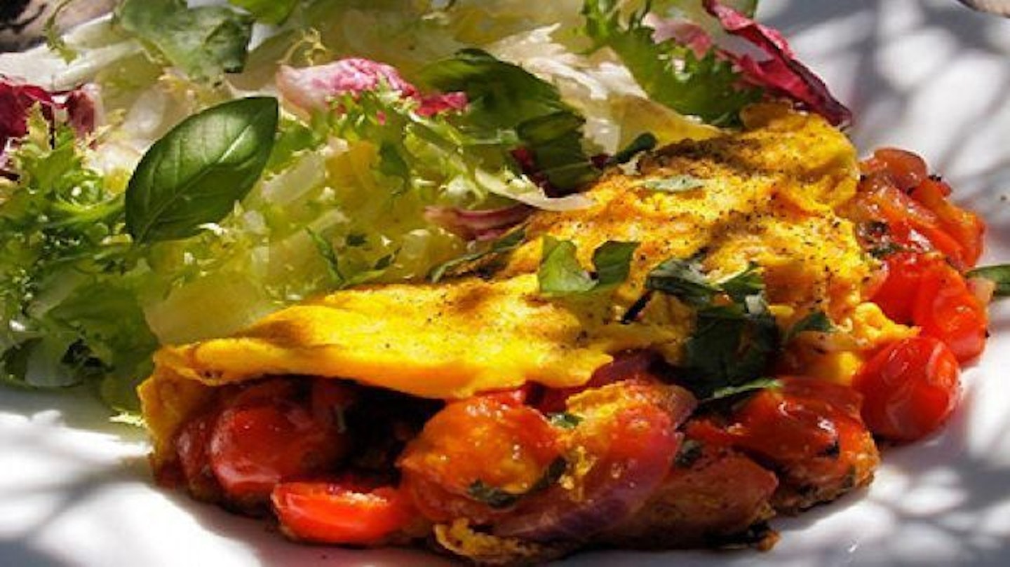cheese-tomato-omelette