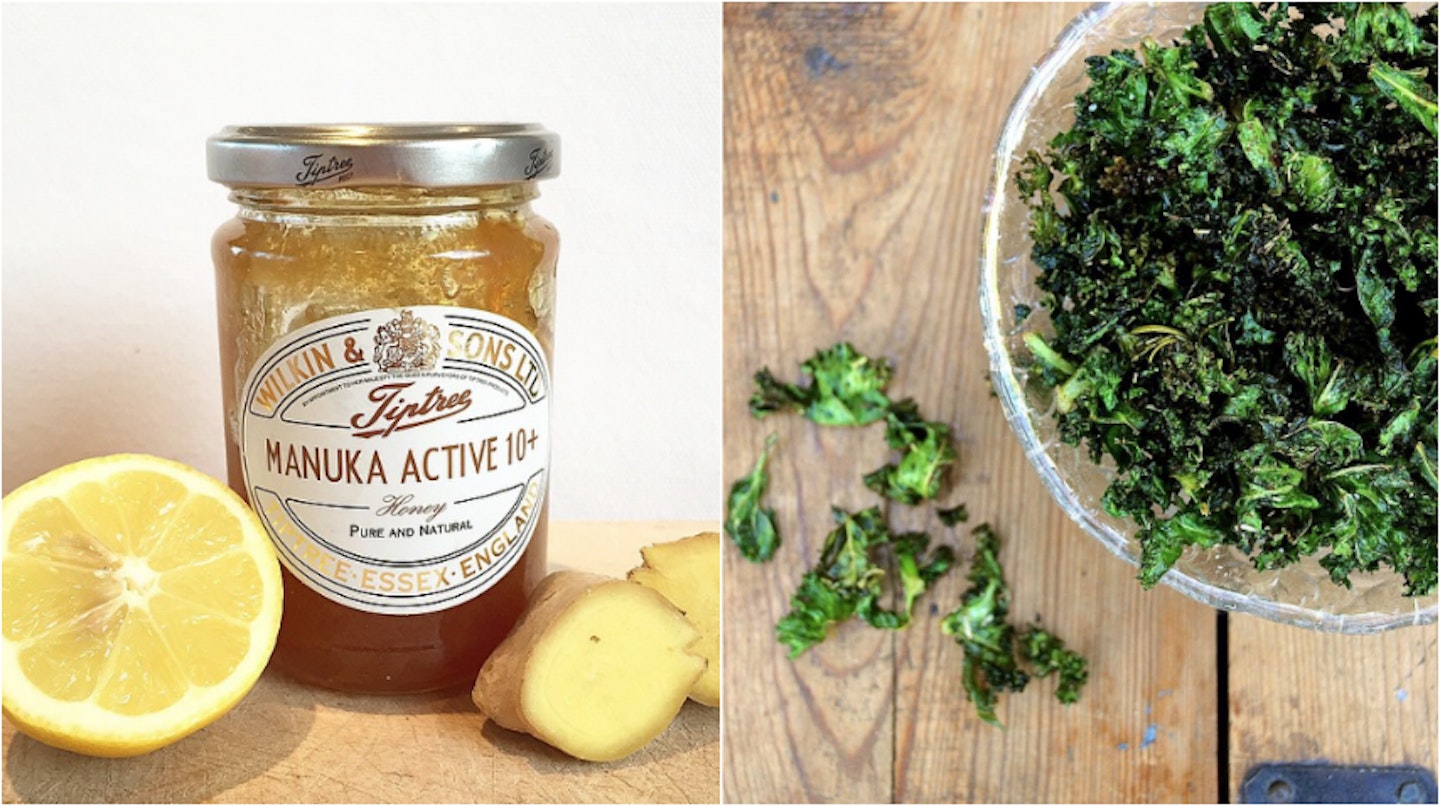 superfoods manuka honey kale