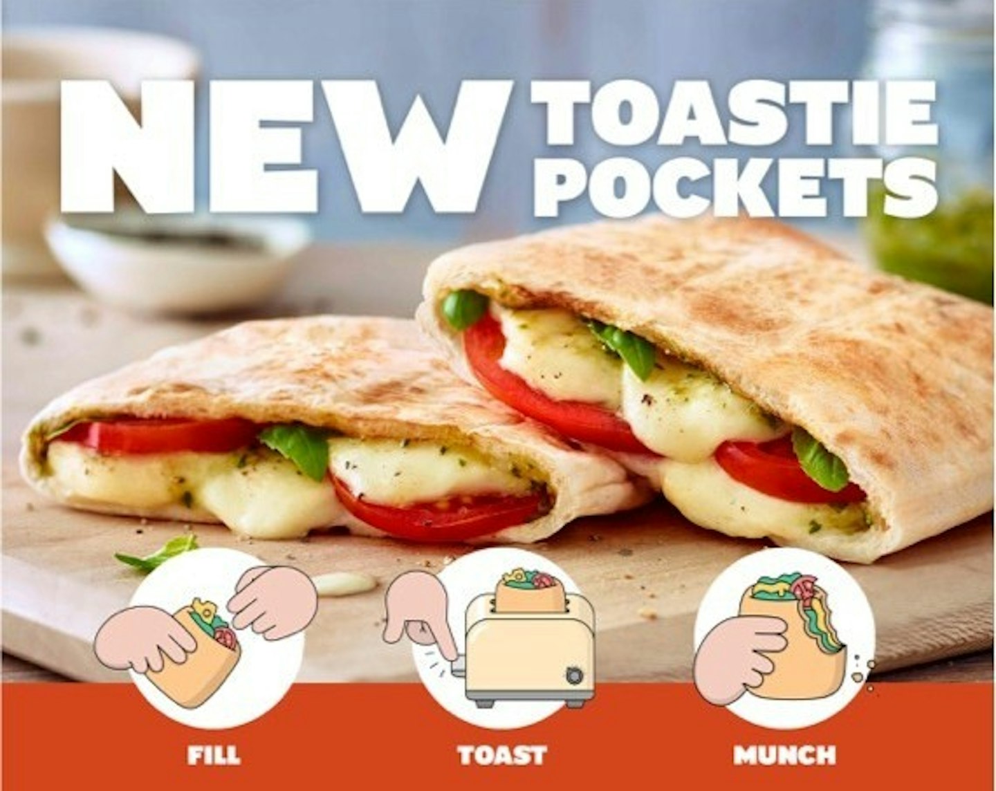 Warburtons Toastie pockets