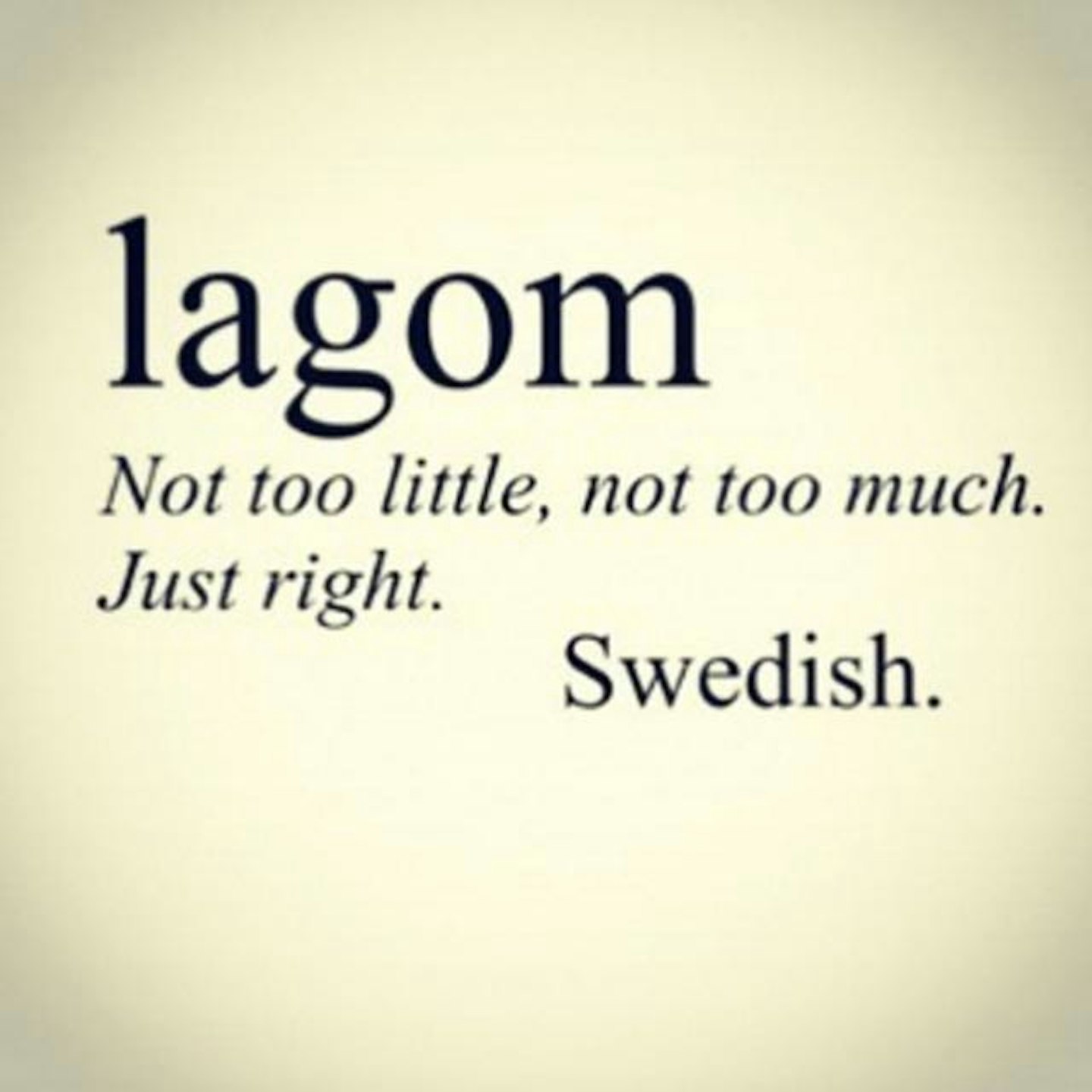 lagom