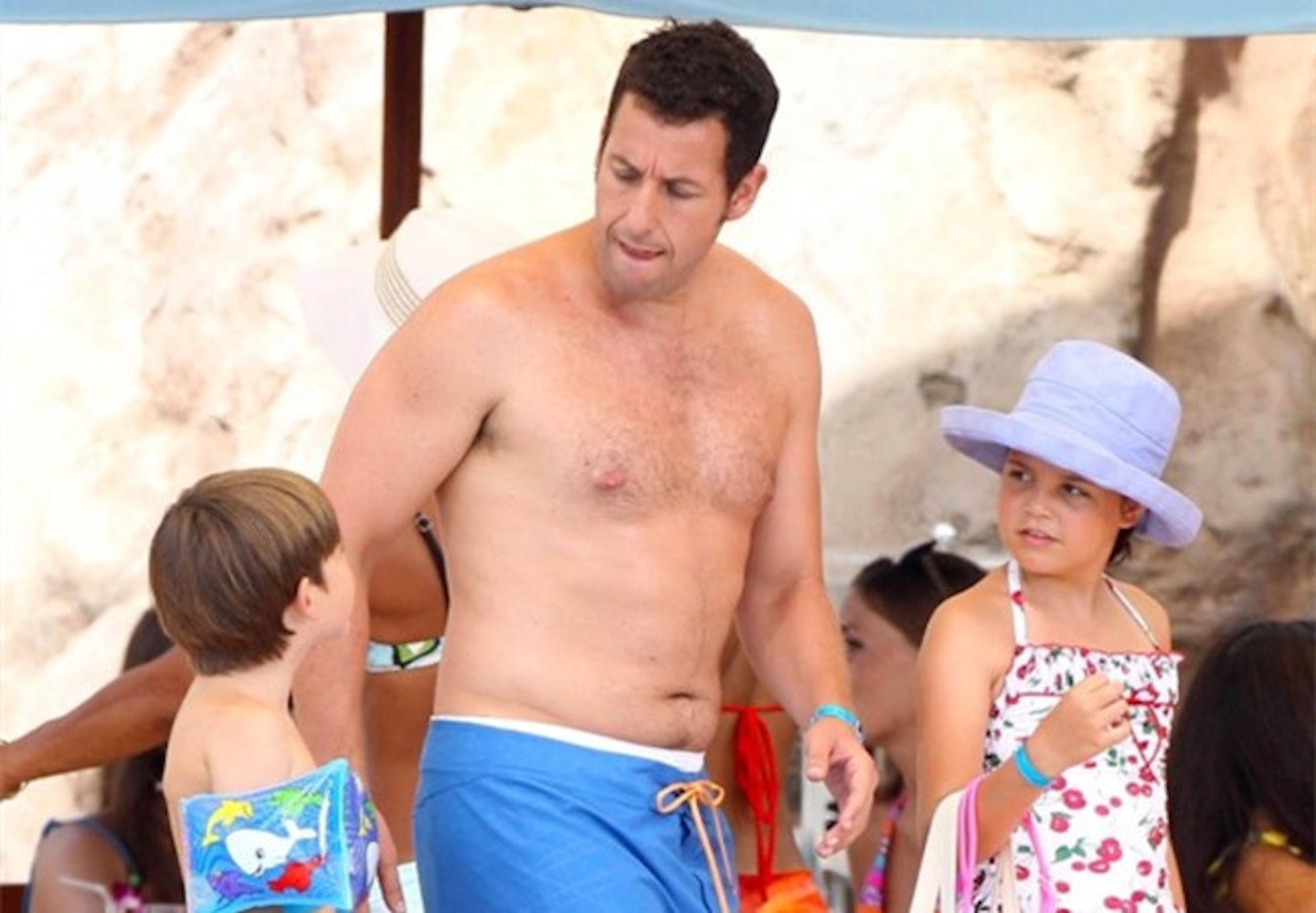 Adam sandler Dad bod