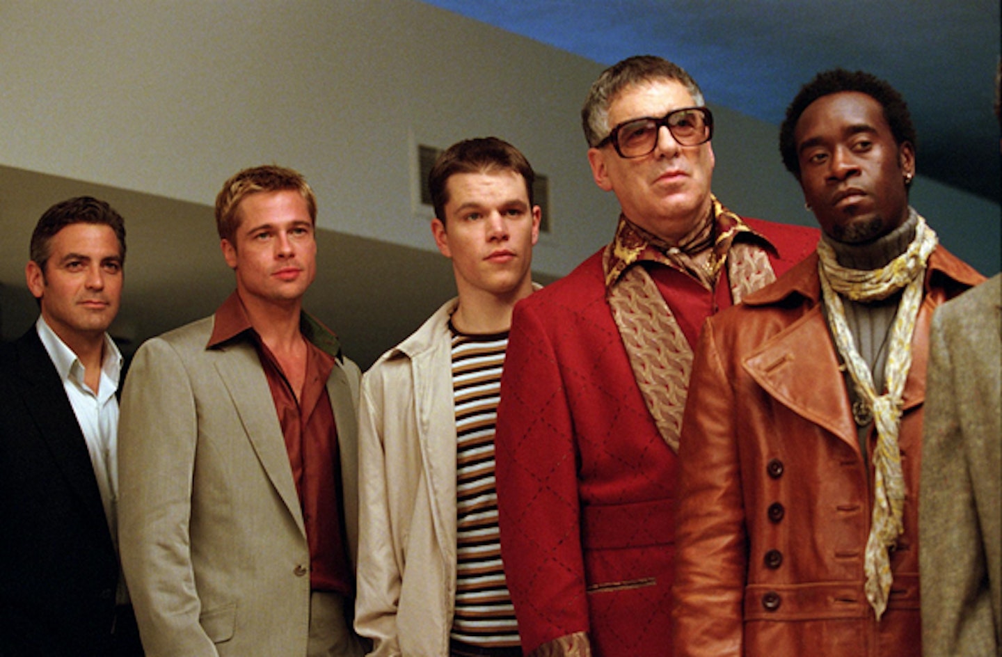 The cast of 2001's Ocean's Eleven