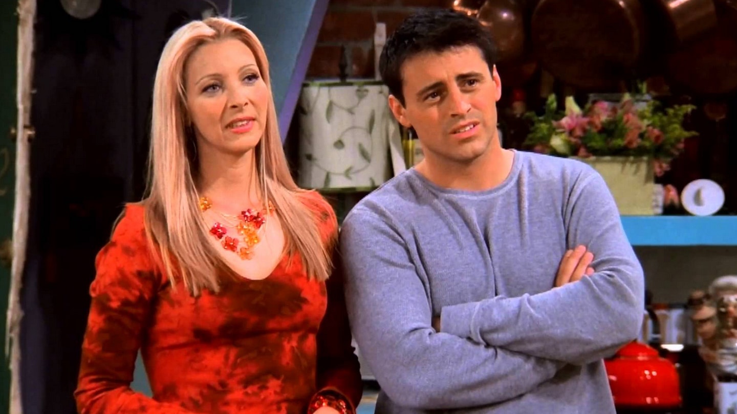 Friends Phoebe and Joey