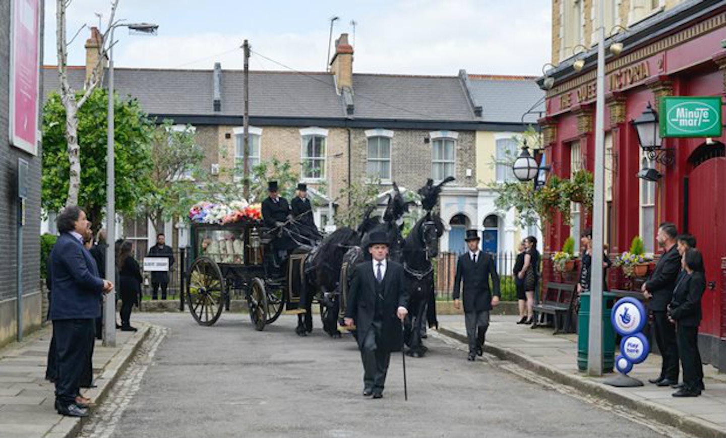 EastEnders Peggy Mitchell funeral 