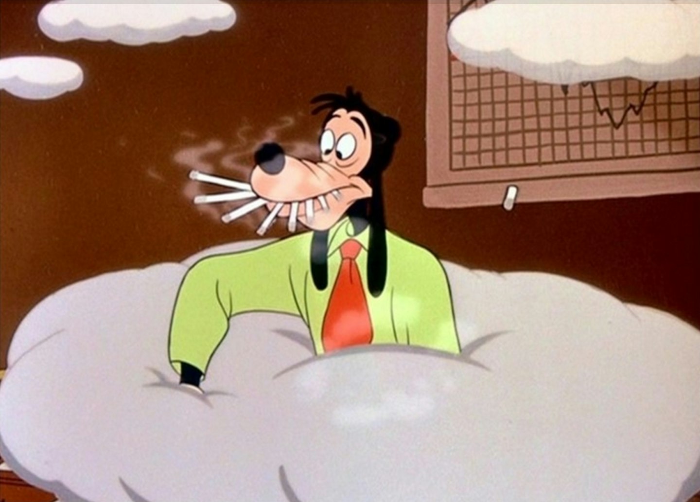 Goofy smoking